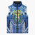 Viva El Salvador Sleeveless Puffer Jacket Happy Independence Day - Wonder Print Shop