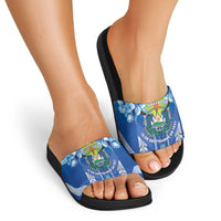 Viva El Salvador Slide Sandals Happy Independence Day - Wonder Print Shop