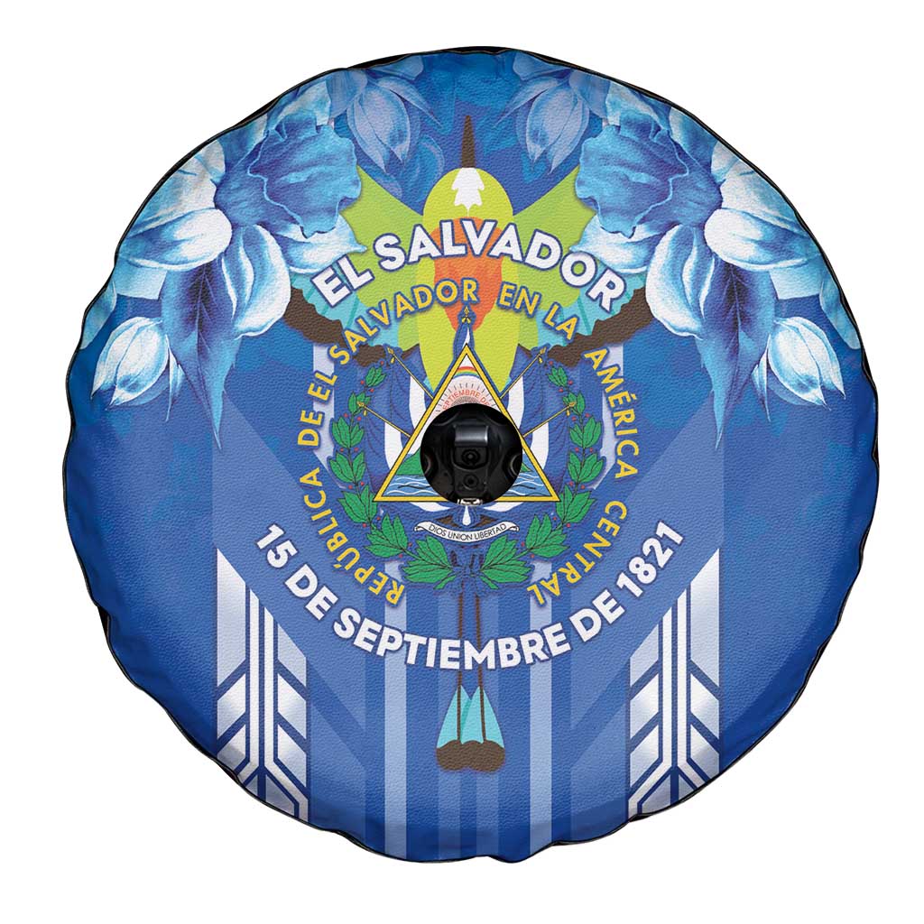 Viva El Salvador Spare Tire Cover Happy Independence Day - Wonder Print Shop