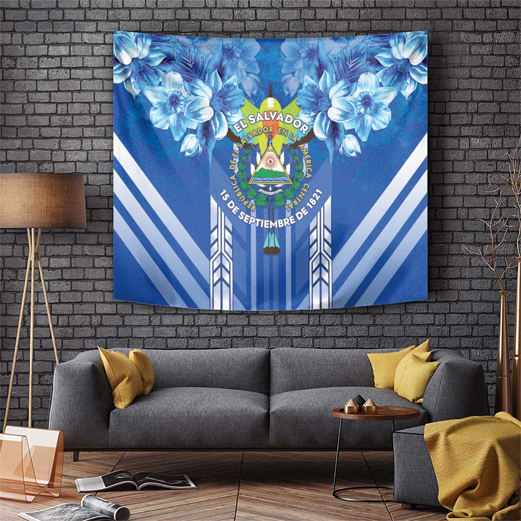 Viva El Salvador Tapestry Happy Independence Day - Wonder Print Shop