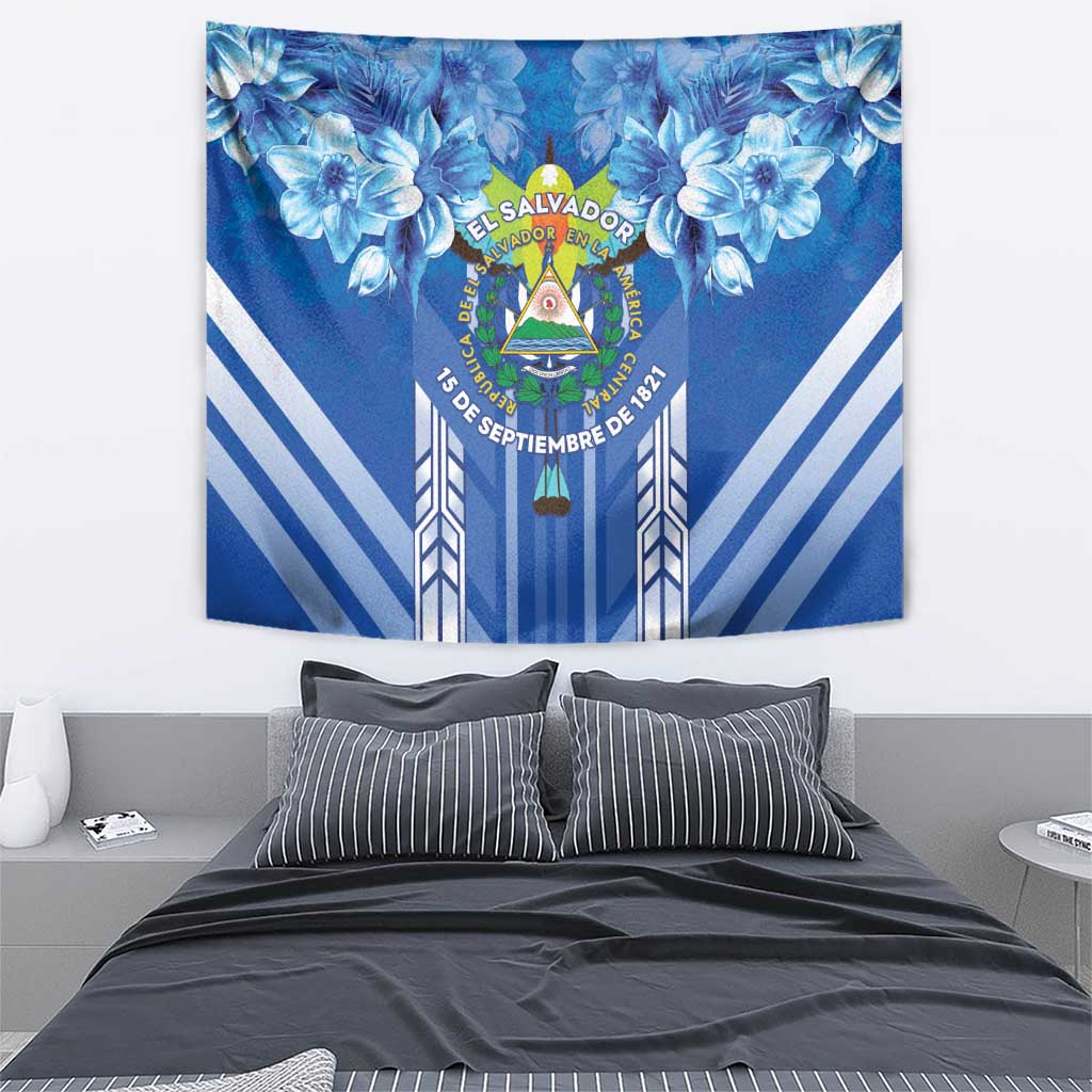 Viva El Salvador Tapestry Happy Independence Day - Wonder Print Shop