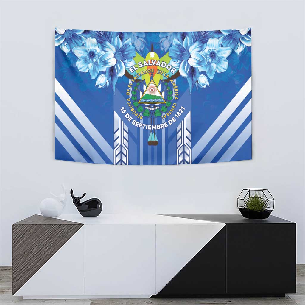 Viva El Salvador Tapestry Happy Independence Day - Wonder Print Shop