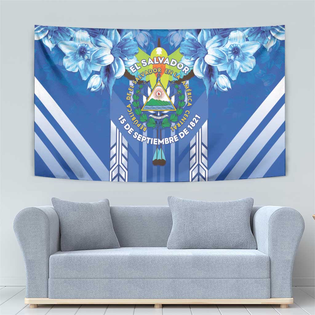 Viva El Salvador Tapestry Happy Independence Day - Wonder Print Shop