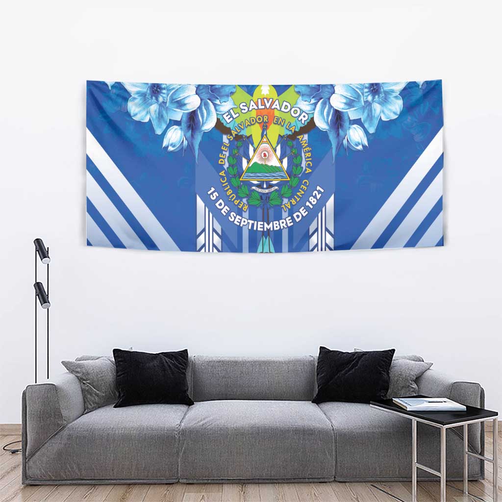 Viva El Salvador Tapestry Happy Independence Day - Wonder Print Shop