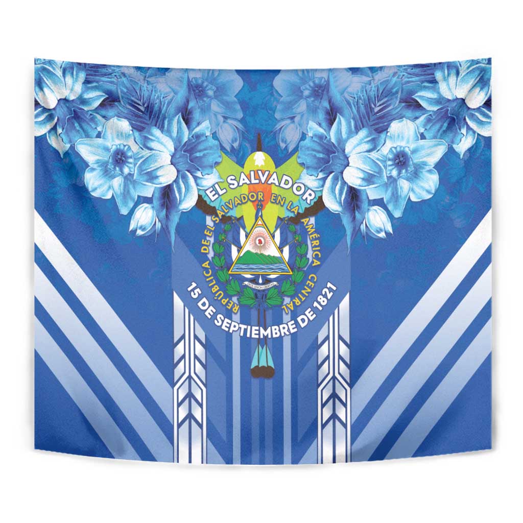 Viva El Salvador Tapestry Happy Independence Day - Wonder Print Shop