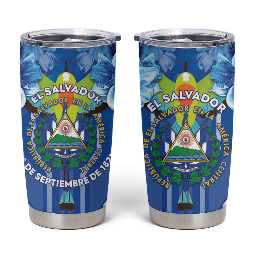 Viva El Salvador Tumbler Cup Happy Independence Day - Wonder Print Shop