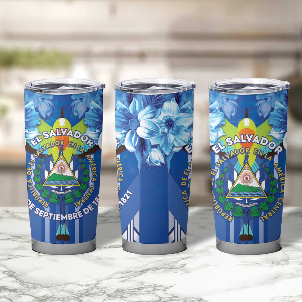 Viva El Salvador Tumbler Cup Happy Independence Day - Wonder Print Shop