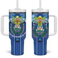 Viva El Salvador Tumbler With Handle Happy Independence Day - Wonder Print Shop