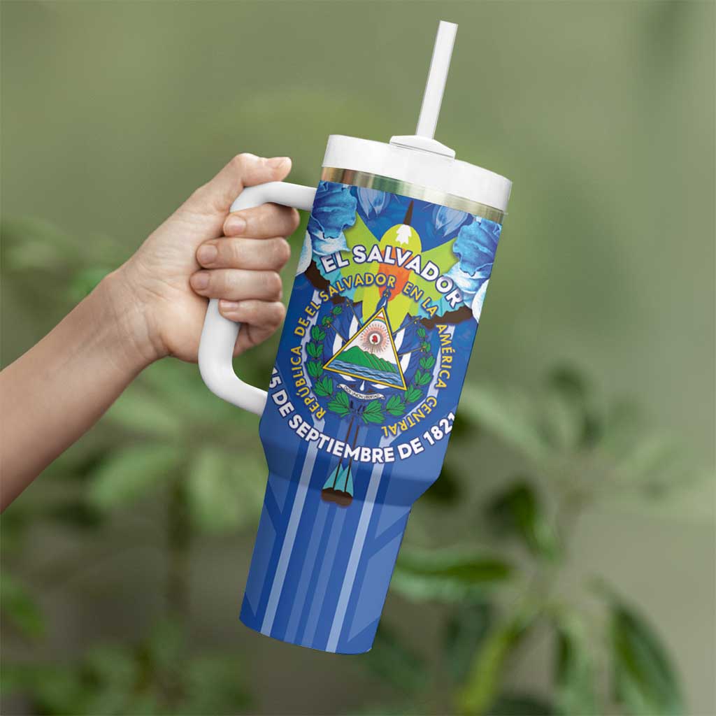 Viva El Salvador Tumbler With Handle Happy Independence Day - Wonder Print Shop