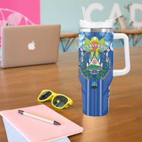 Viva El Salvador Tumbler With Handle Happy Independence Day - Wonder Print Shop
