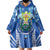 Viva El Salvador Wearable Blanket Hoodie Happy Independence Day - Wonder Print Shop