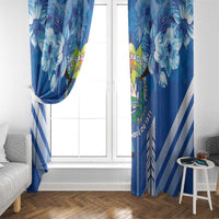 Viva El Salvador Window Curtain Happy Independence Day - Wonder Print Shop