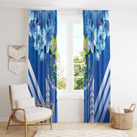 Viva El Salvador Window Curtain Happy Independence Day - Wonder Print Shop