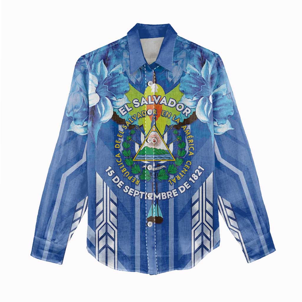 Viva El Salvador Women Casual Shirt Happy Independence Day - Wonder Print Shop