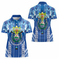 Viva El Salvador Women Polo Shirt Happy Independence Day - Wonder Print Shop