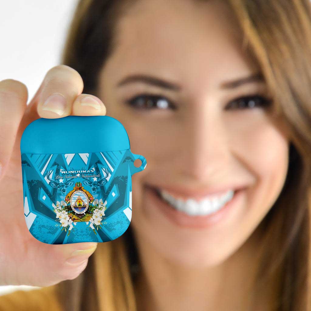 Honduras Independence Day AirPods Case Coat Of Arms Special Style - Wonder Print Shop