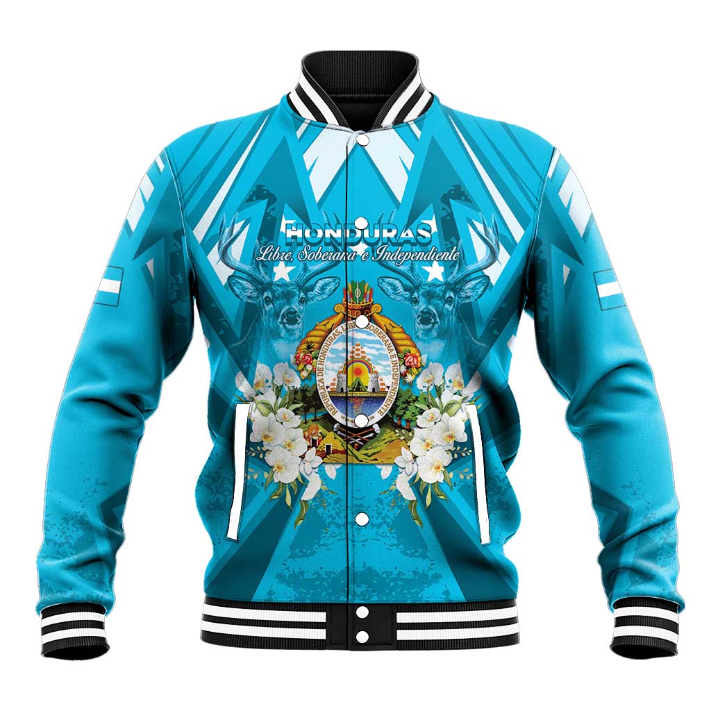 Honduras Independence Day Baseball Jacket Coat Of Arms Special Style - Wonder Print Shop