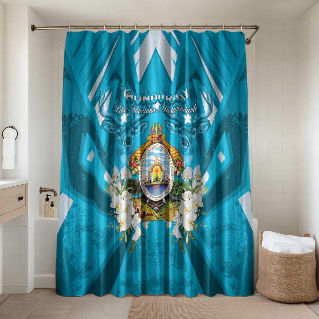 Honduras Independence Day Bathroom Set Coat Of Arms Special Style - Wonder Print Shop