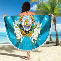 Honduras Independence Day Beach Blanket Coat Of Arms Special Style - Wonder Print Shop