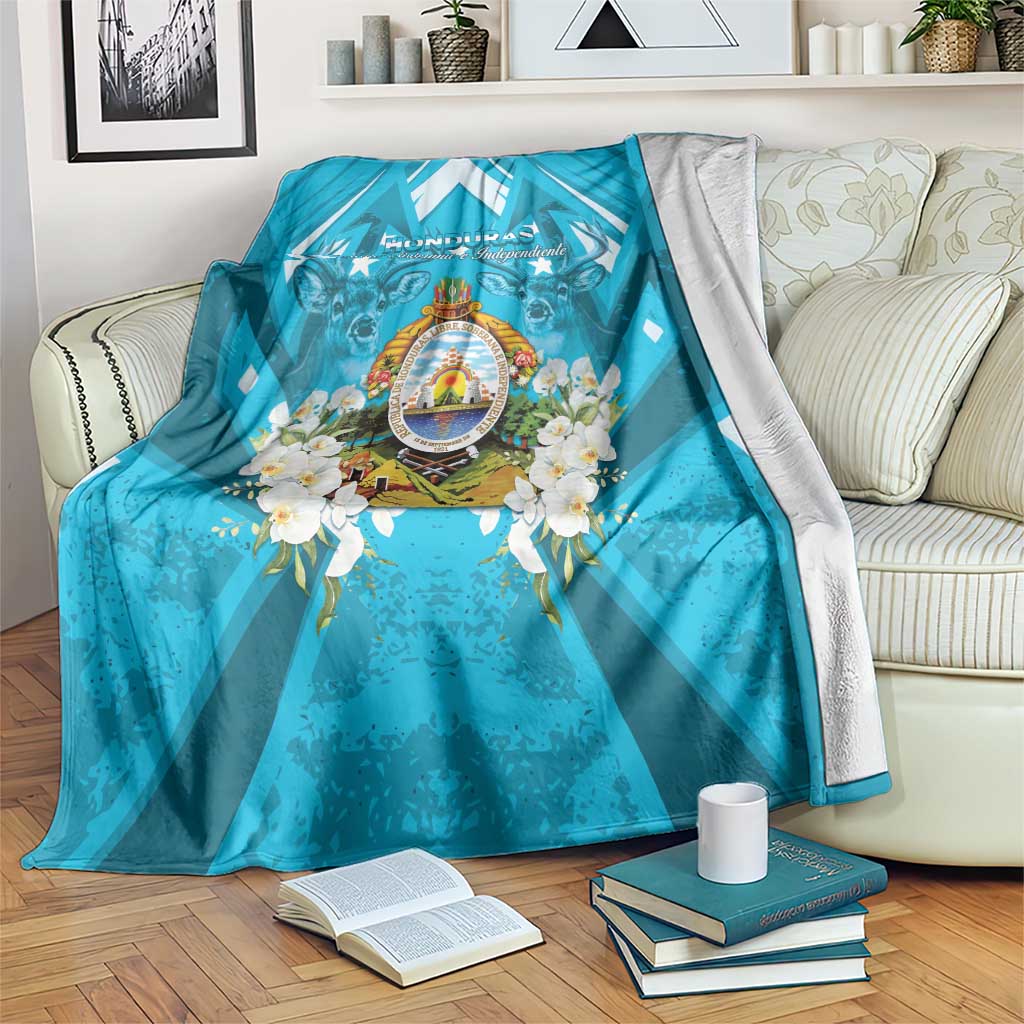 Honduras Independence Day Blanket Coat Of Arms Special Style - Wonder Print Shop