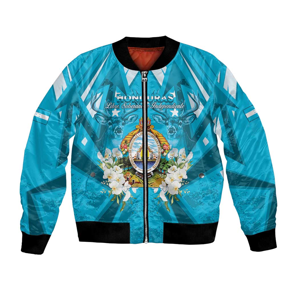 Honduras Independence Day Bomber Jacket Coat Of Arms Special Style - Wonder Print Shop