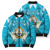 Honduras Independence Day Bomber Puffer Jacket Coat Of Arms Special Style - Wonder Print Shop