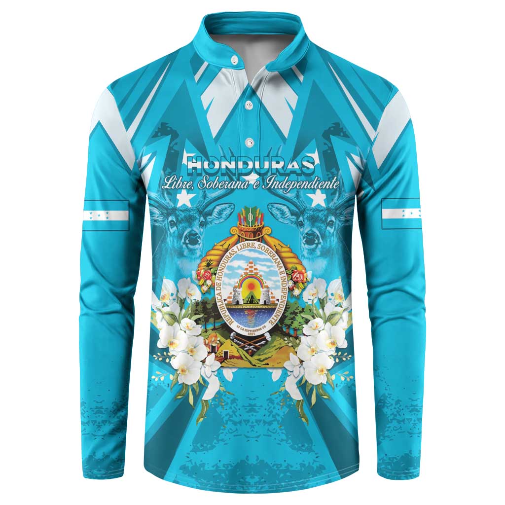 Honduras Independence Day Button Sweatshirt Coat Of Arms Special Style - Wonder Print Shop