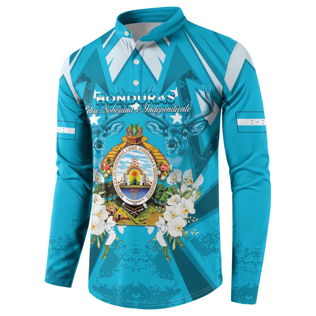 Honduras Independence Day Button Sweatshirt Coat Of Arms Special Style - Wonder Print Shop
