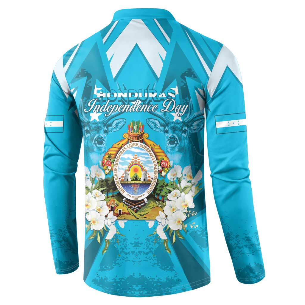 Honduras Independence Day Button Sweatshirt Coat Of Arms Special Style - Wonder Print Shop