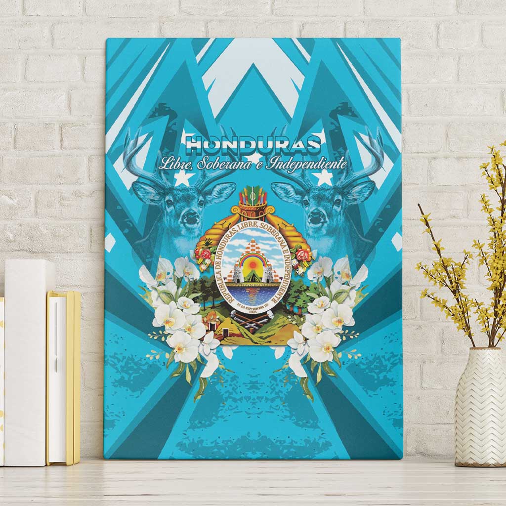 Honduras Independence Day Canvas Wall Art Coat Of Arms Special Style - Wonder Print Shop