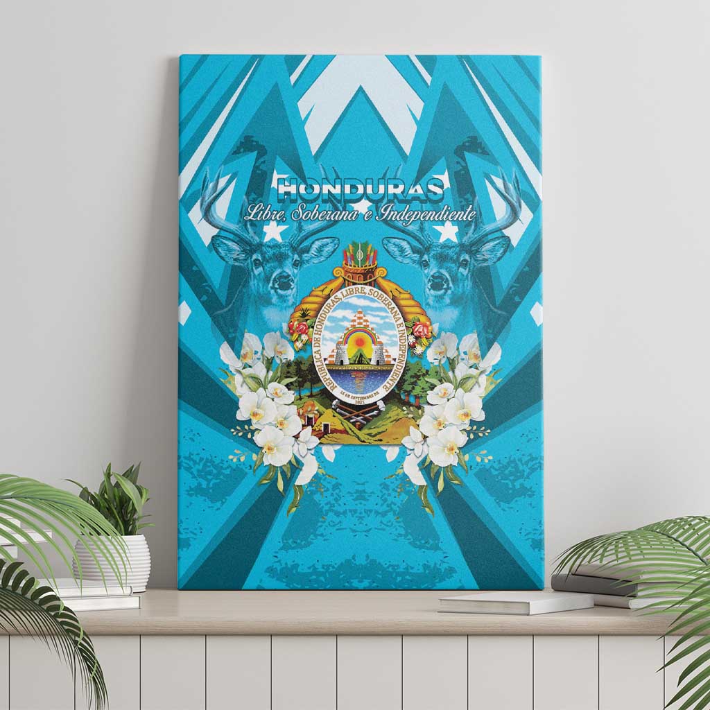 Honduras Independence Day Canvas Wall Art Coat Of Arms Special Style - Wonder Print Shop
