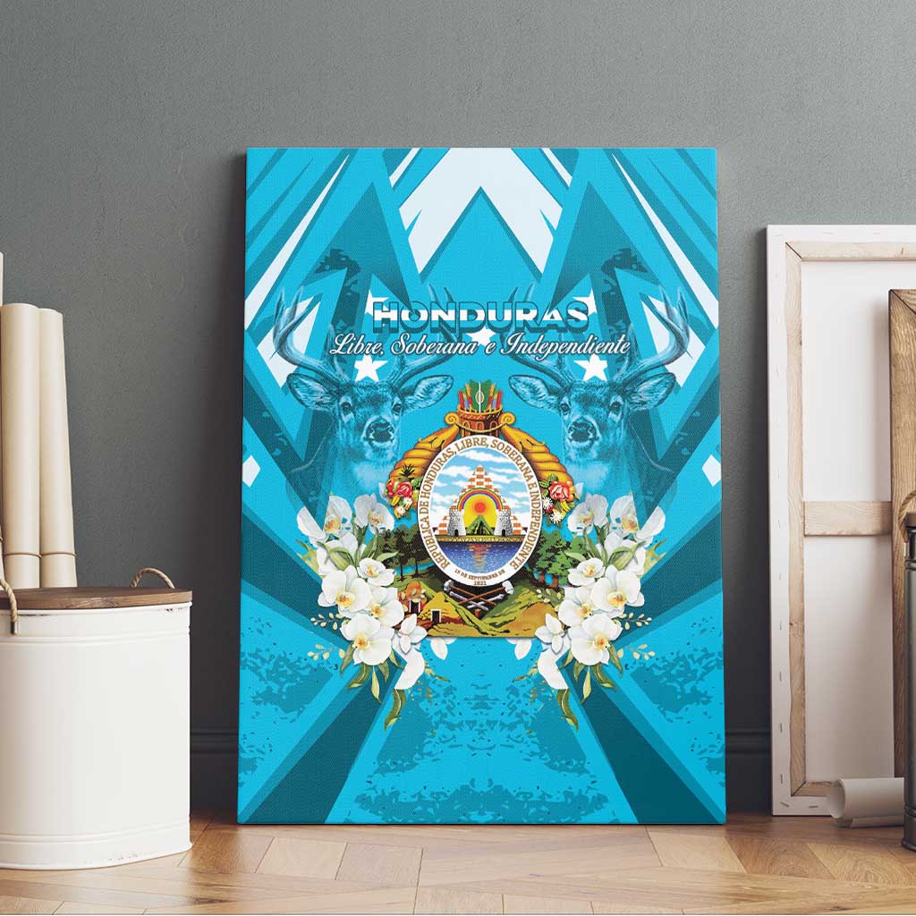 Honduras Independence Day Canvas Wall Art Coat Of Arms Special Style - Wonder Print Shop
