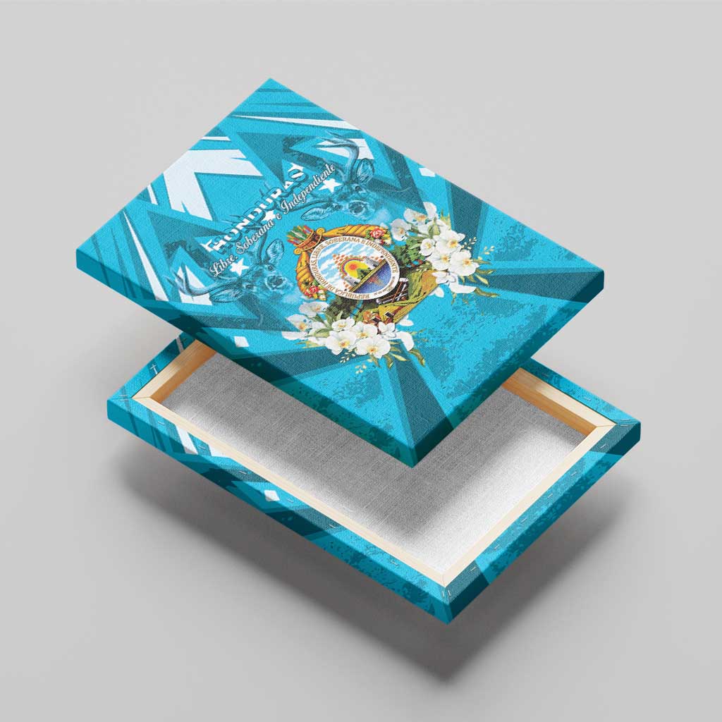 Honduras Independence Day Canvas Wall Art Coat Of Arms Special Style - Wonder Print Shop