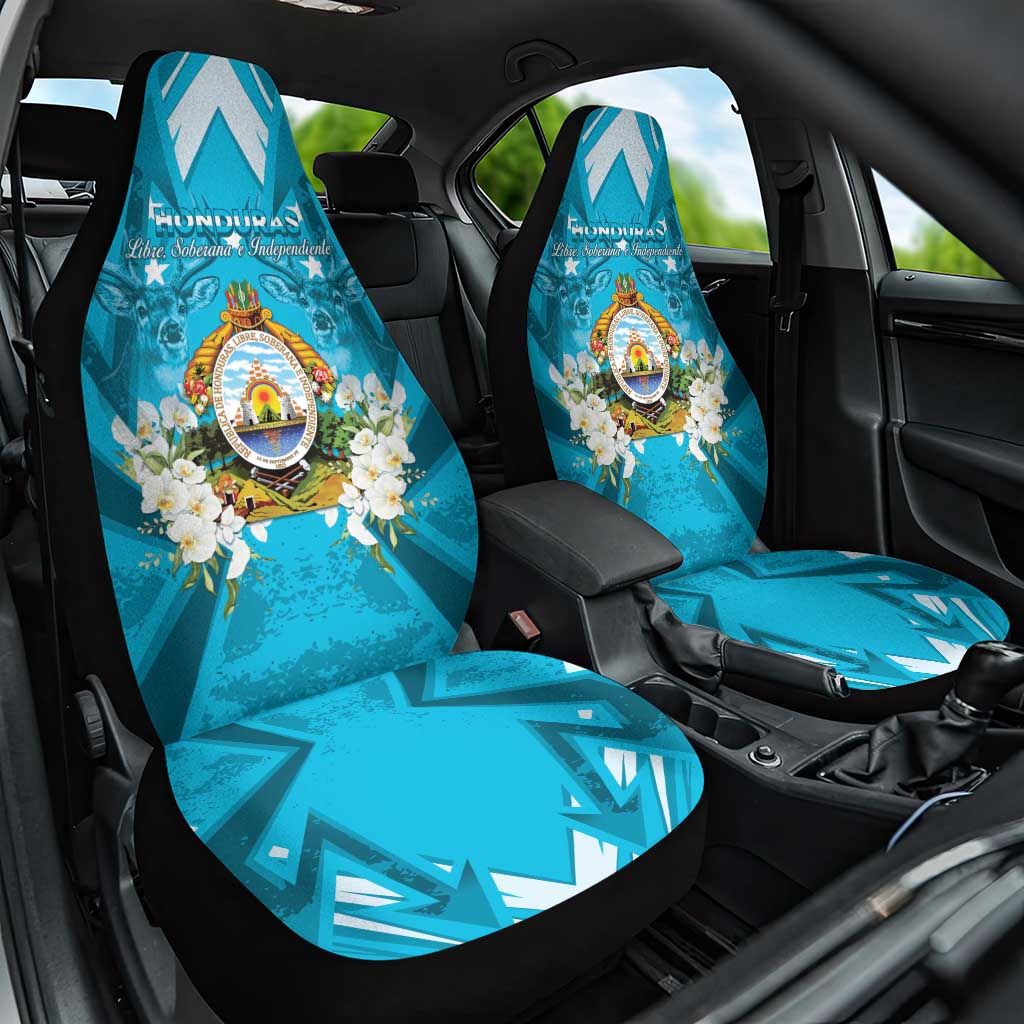 Honduras Independence Day Car Seat Cover Coat Of Arms Special Style - Wonder Print Shop