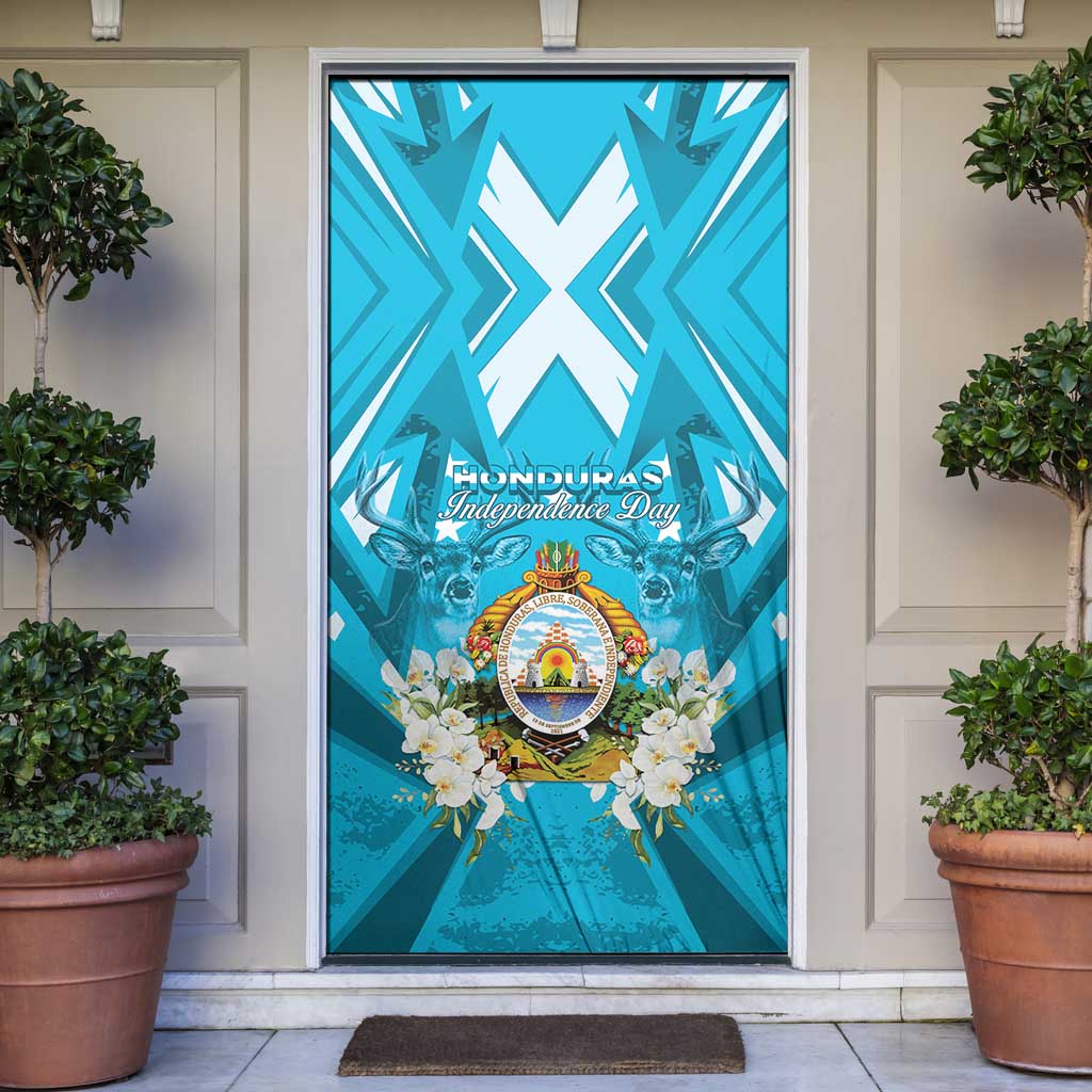 Honduras Independence Day Door Cover Coat Of Arms Special Style - Wonder Print Shop