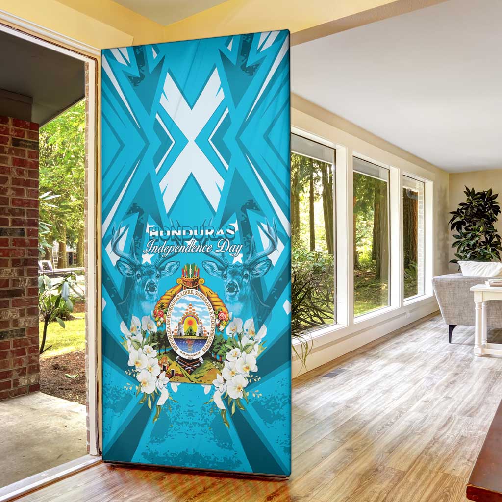Honduras Independence Day Door Cover Coat Of Arms Special Style - Wonder Print Shop