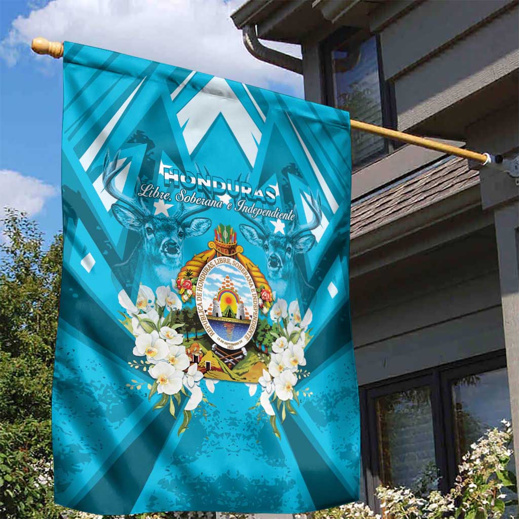 Honduras Independence Day Garden Flag Coat Of Arms Special Style - Wonder Print Shop
