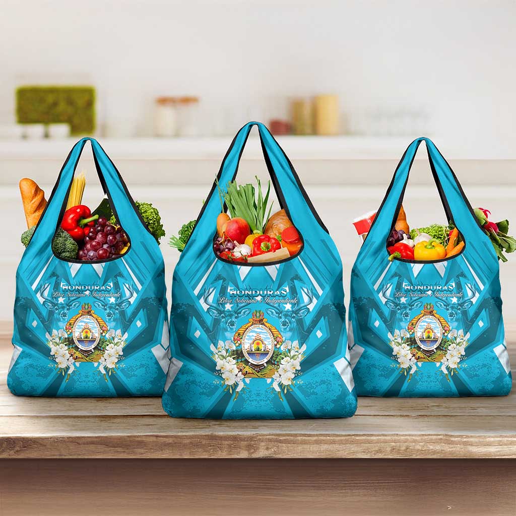 Honduras Independence Day Grocery Bag Coat Of Arms Special Style - Wonder Print Shop