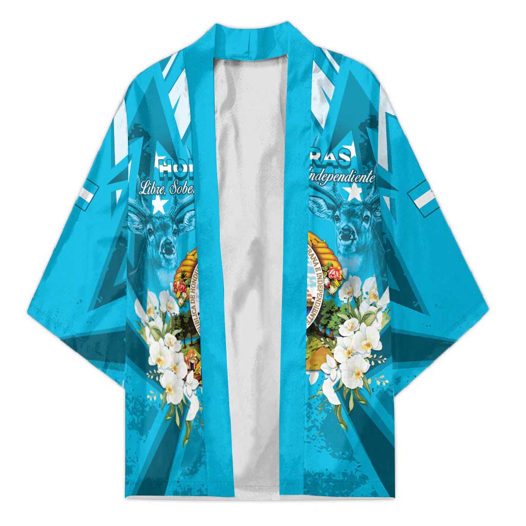 Honduras Independence Day Kimono Coat Of Arms Special Style - Wonder Print Shop