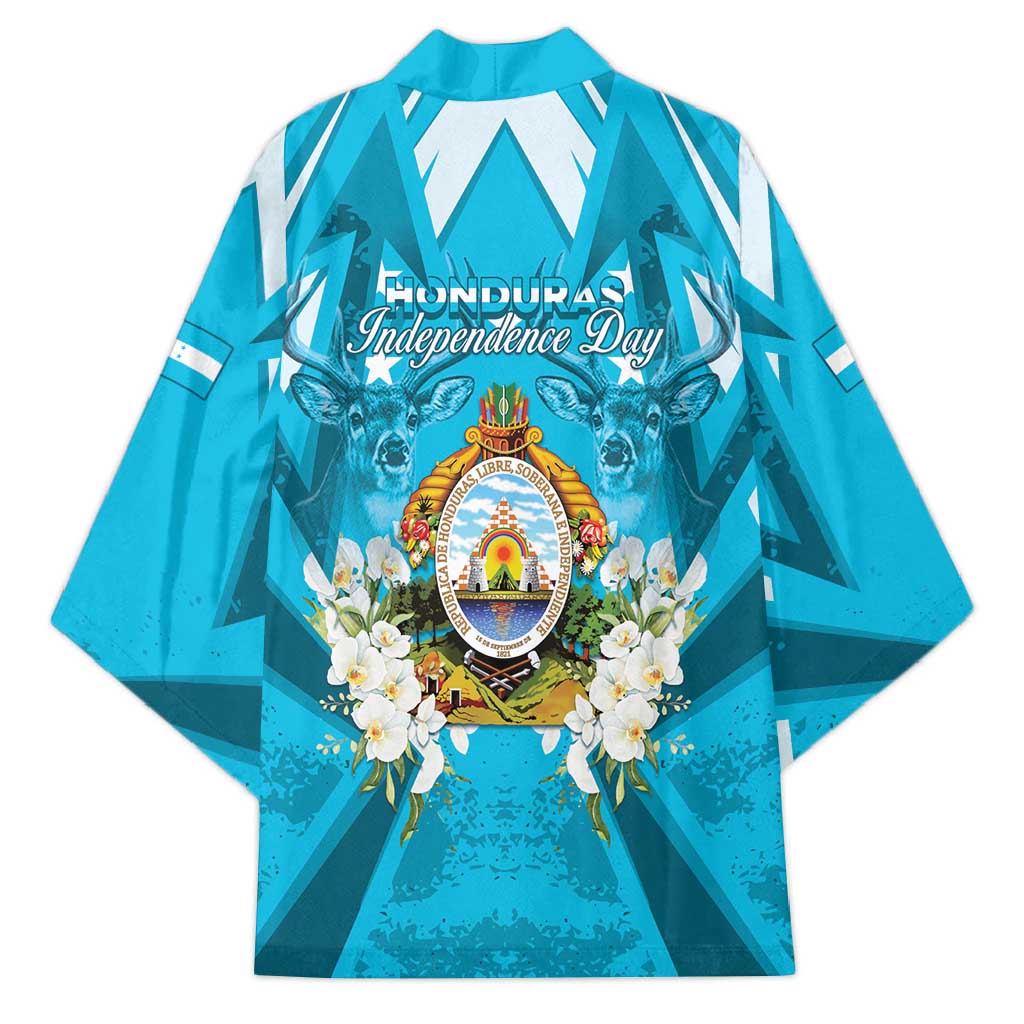 Honduras Independence Day Kimono Coat Of Arms Special Style - Wonder Print Shop