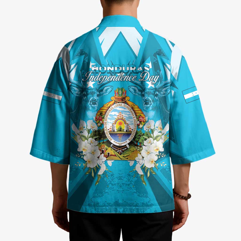 Honduras Independence Day Kimono Coat Of Arms Special Style - Wonder Print Shop
