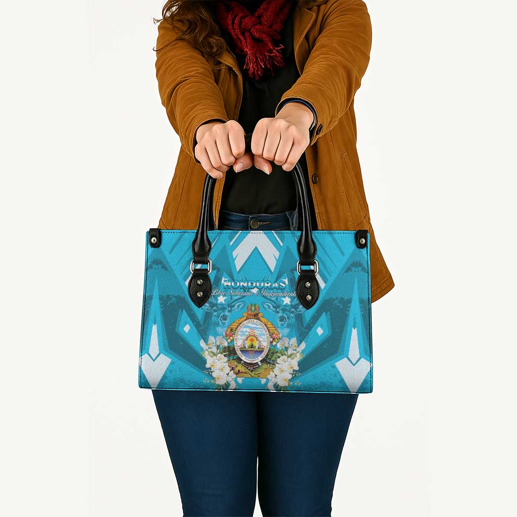 Honduras Independence Day Leather Bag Coat Of Arms Special Style - Wonder Print Shop