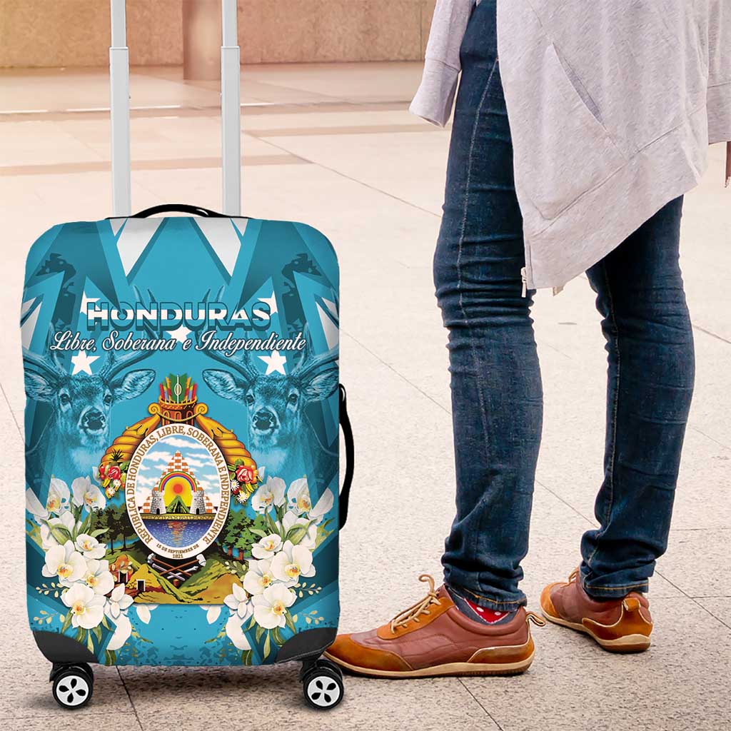 Honduras Independence Day Luggage Cover Coat Of Arms Special Style - Wonder Print Shop