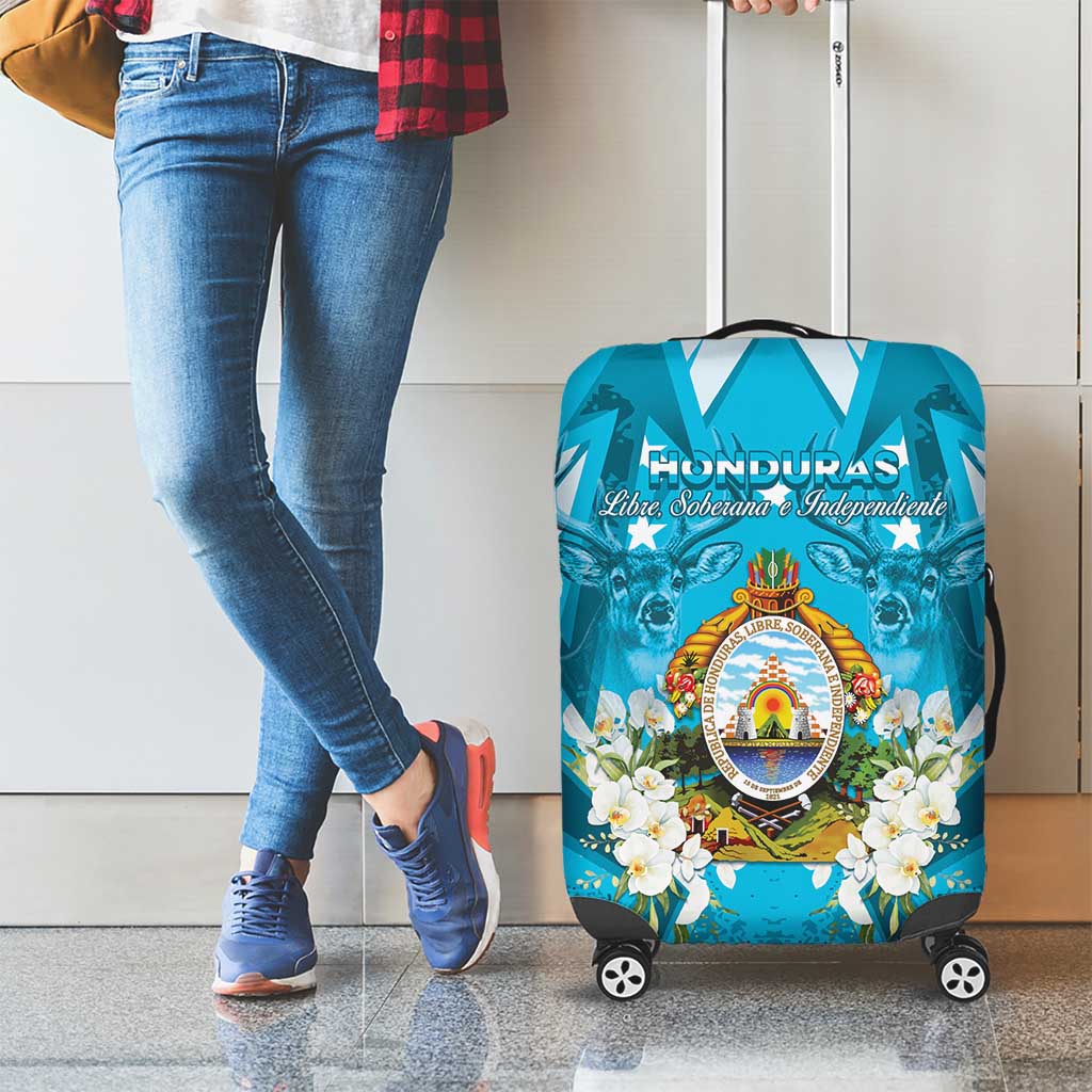 Honduras Independence Day Luggage Cover Coat Of Arms Special Style - Wonder Print Shop