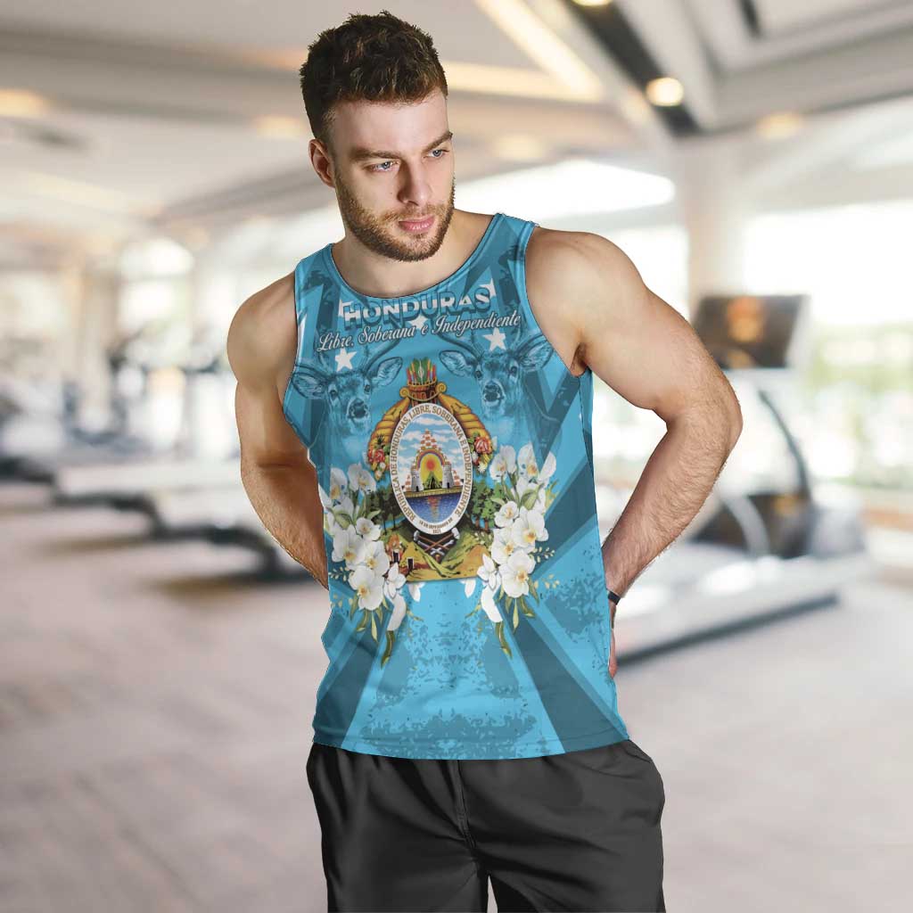 Honduras Independence Day Men Tank Top Coat Of Arms Special Style - Wonder Print Shop