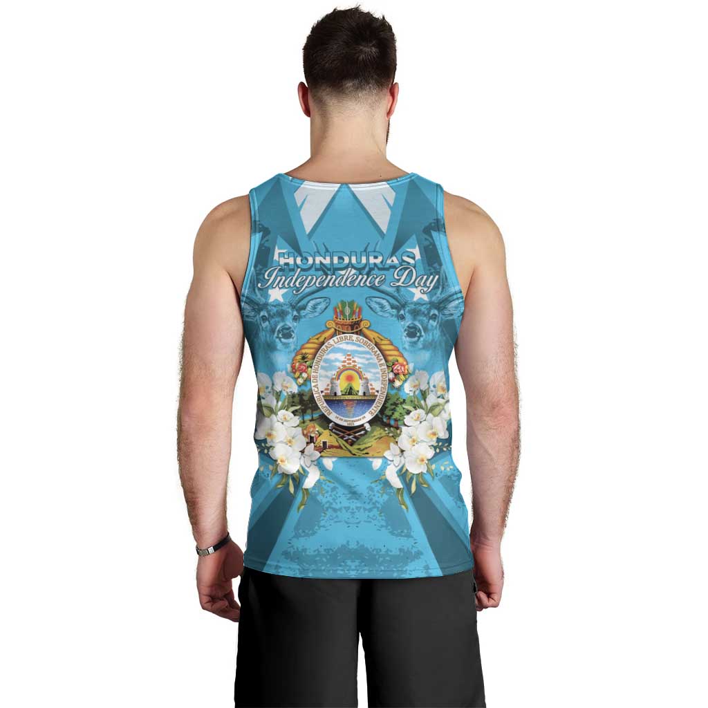 Honduras Independence Day Men Tank Top Coat Of Arms Special Style - Wonder Print Shop