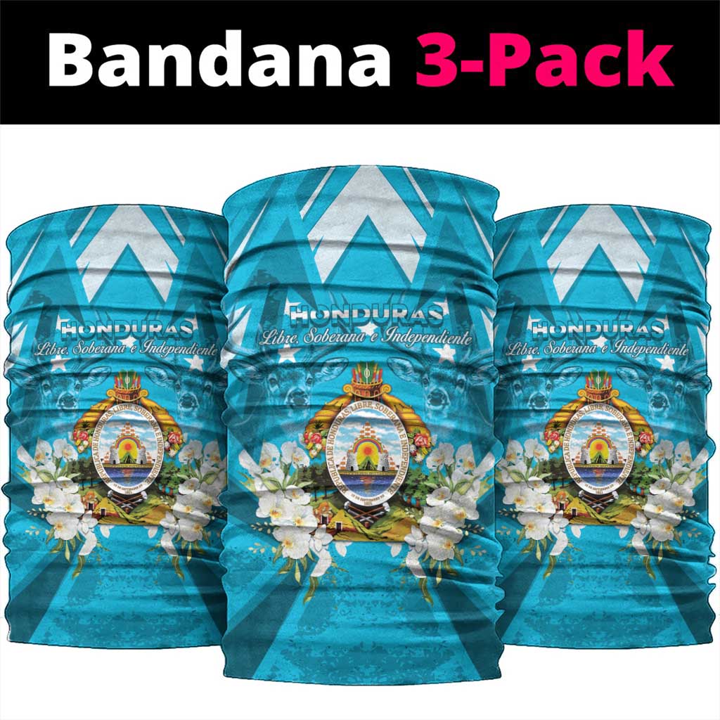 Honduras Independence Day Neck Gaiter Coat Of Arms Special Style - Wonder Print Shop