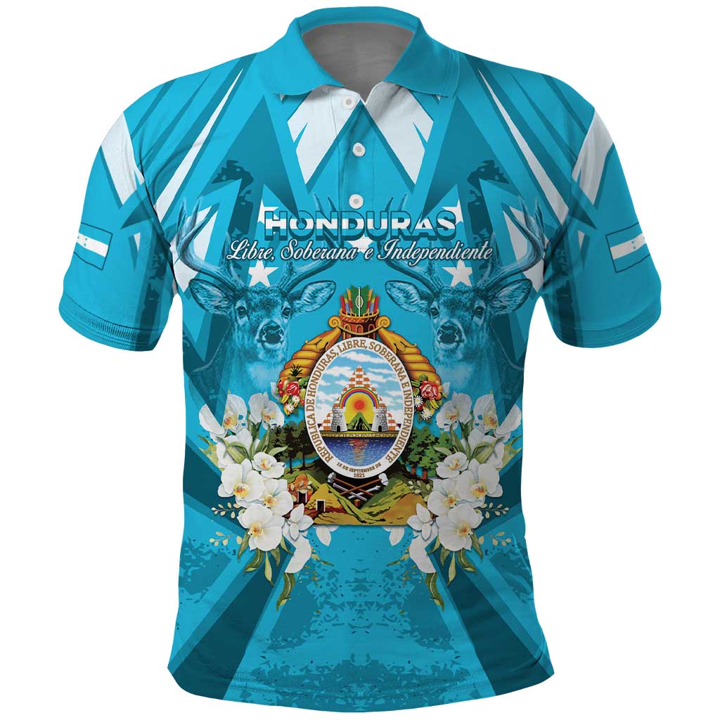 Honduras Independence Day Polo Shirt Coat Of Arms Special Style - Wonder Print Shop