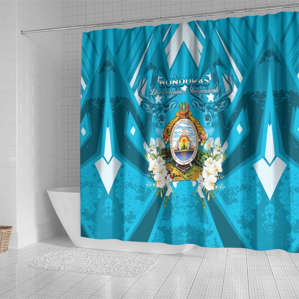Honduras Independence Day Shower Curtain Coat Of Arms Special Style - Wonder Print Shop