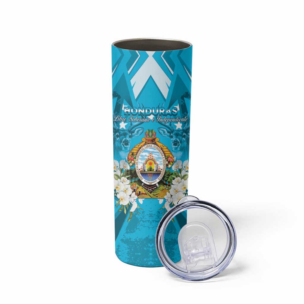 Honduras Independence Day Skinny Tumbler Coat Of Arms Special Style - Wonder Print Shop